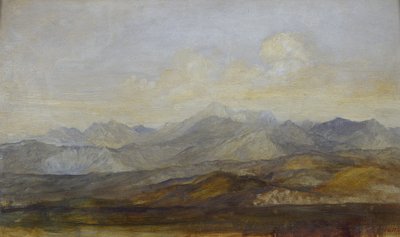 Le montagne di Carrara da Pisa, 1845-1846 da George Frederick Watts